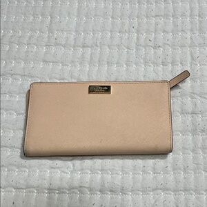 Kate Spade Tan/ light pink Wallet